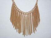 Maxi Colar Correntes dourado